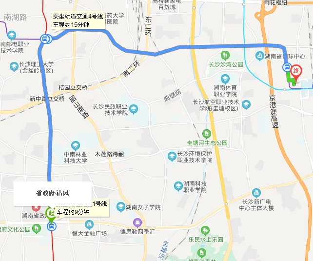 求长沙地铁的线路图 与各个站点的位置图急用！！！！（长沙省政府地铁出口图）2