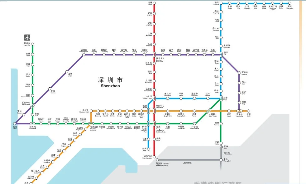 深圳宝安机场 在哪个地铁站下(哪个机场有地铁)4