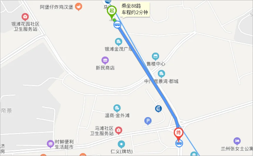 兰州地铁一号站各站点有哪些（兰州马滩地铁出口位置）