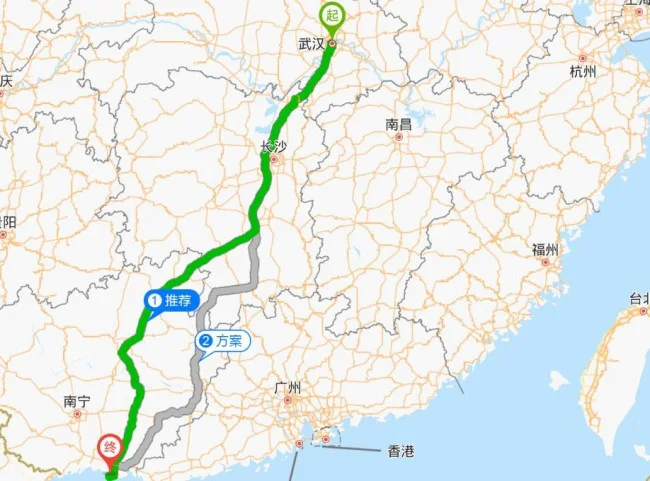 有没有从武汉到北海的(武汉北海高铁)1