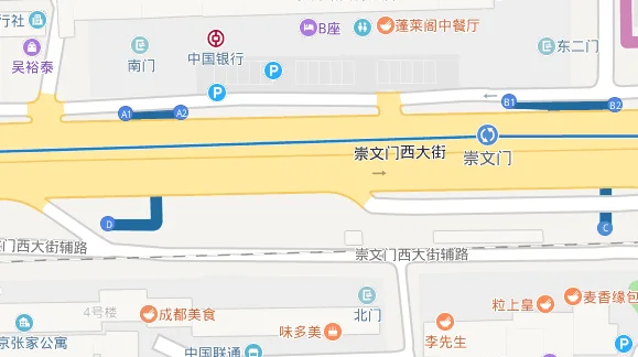 国瑞城购物中心是在地铁崇文门站下车吗（国瑞城2号线地铁出口）