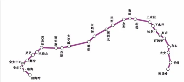 深圳市地铁5号线途经路线（深圳地铁5号线站点）4