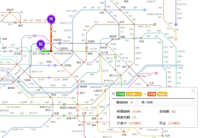 到故宫的地铁可以坐几号线啊(景福宫地铁线路)