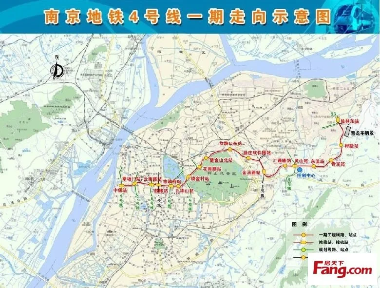 南京地铁4号线仃靠各站（南京地铁4号线草场门站出口）3
