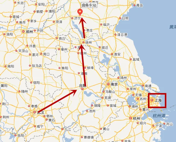 G56次高铁几点到曲阜东(武汉到曲阜东高铁)3