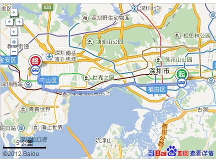 深圳地铁老街站至赤尾站（赤尾地铁站附近公交站台）2