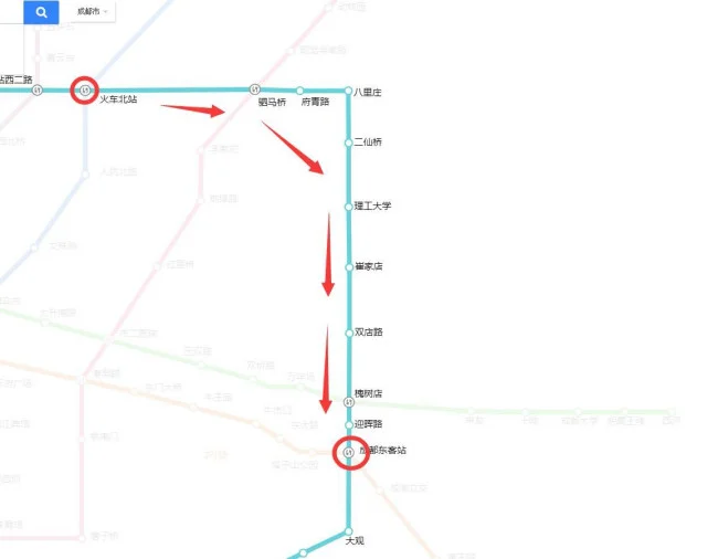 成都火车北站到成都东站坐地铁大概多少时间(从成都北站到成都东站地铁多长时间)
