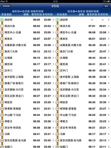 南京地铁二号线从马群始发的列车时间表有谁知道啊（南京地铁2号线马群运营时间）