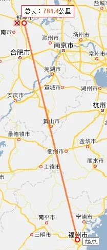 京福高铁在合肥走曲线（京广铁路绕行）1