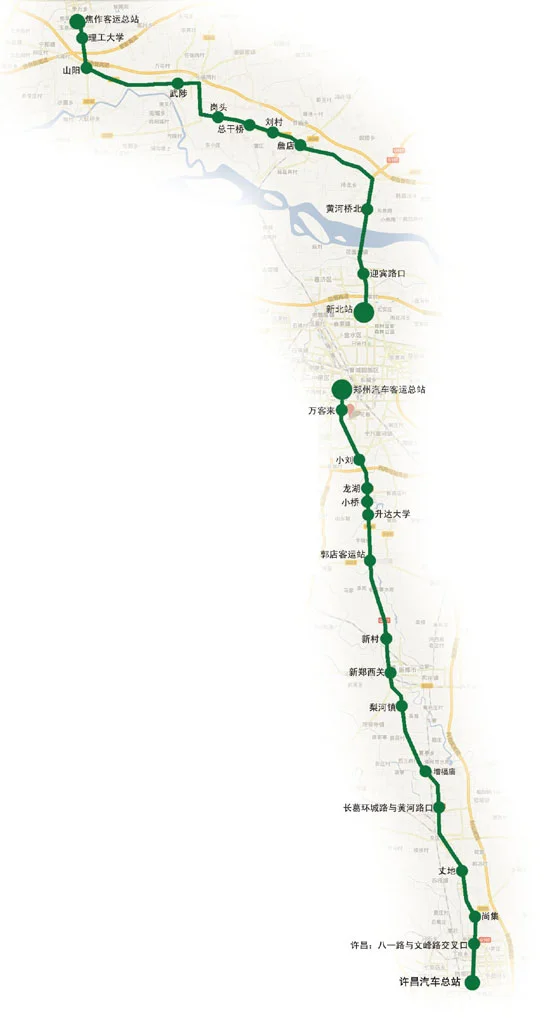 郑州东站到新郑机场的轻轨时刻表（郑焦高铁时刻表）2