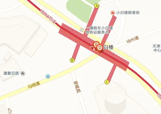 国贸地铁出口示意图（国贸在小白楼地铁站哪个出口）3