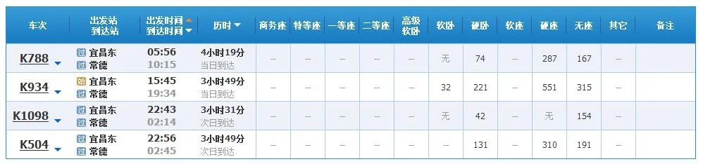 宜昌有到常德的火车吗（宜昌常德高铁）1