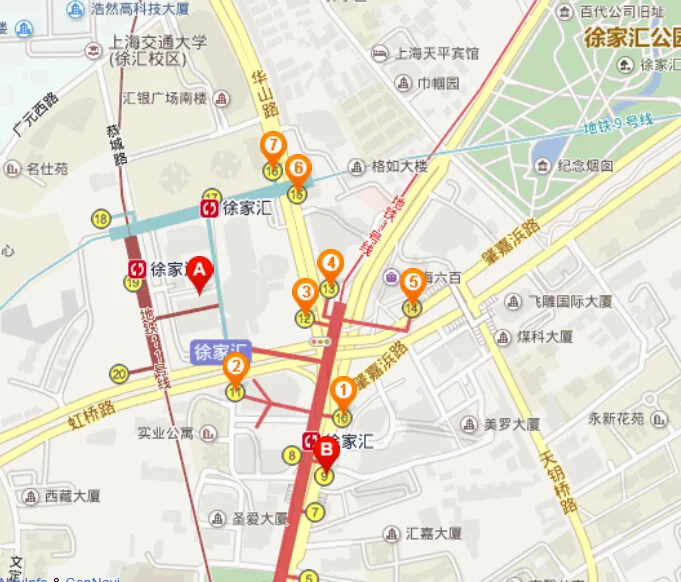 坐11号线从徐家汇站几号出口出去到港汇（上海徐家汇11号线地铁出口）3