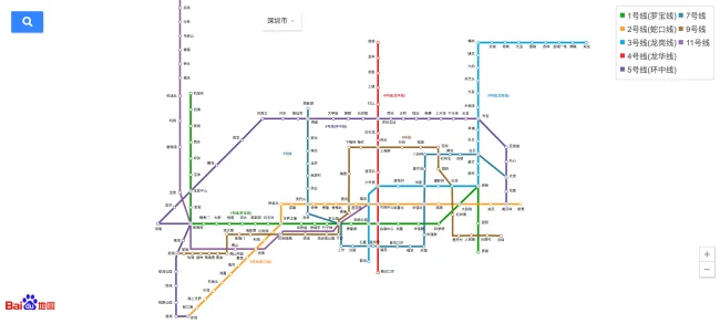 深圳地铁线路图(深圳地铁图2019高清)4