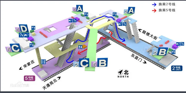 求雍和宫地铁站内部图（雍和宫地铁站设计图）2