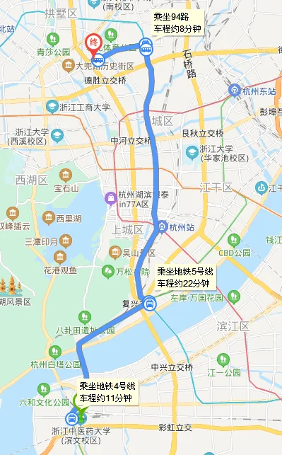 杭州地铁二号线详细线路(钱江府地铁站)6