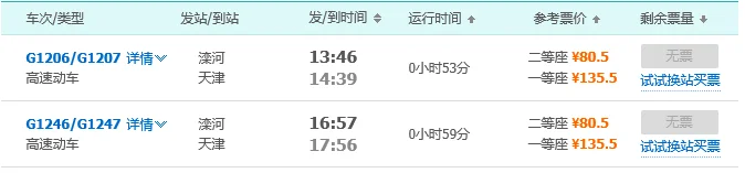 河北迁安滦河站到北京的高铁 时刻表 急！！！（滦河到天津高铁时刻表）7