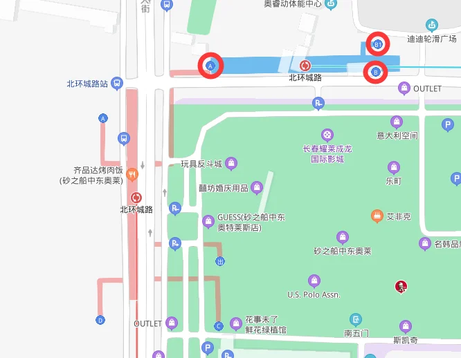 长春地铁一号线站点（长春地铁进出口位置图）2