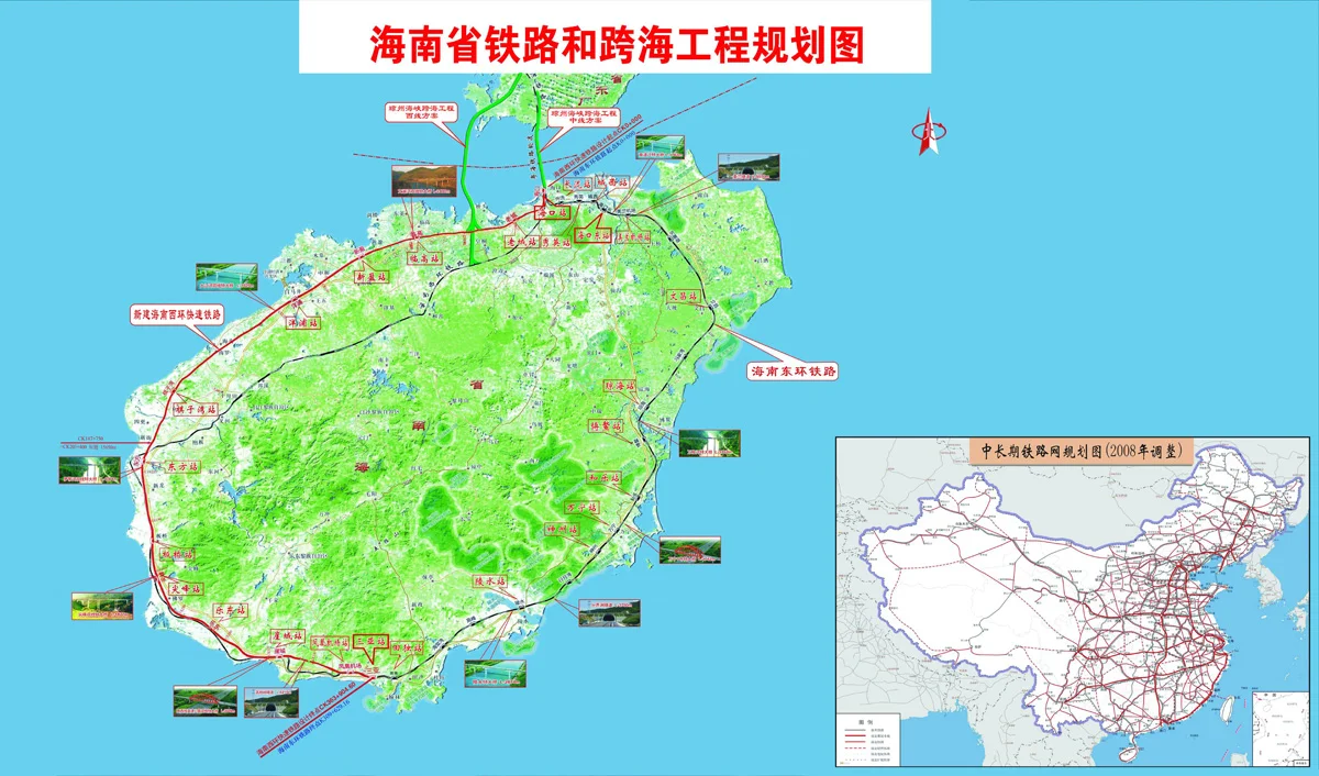 海南东环铁路的路线（海南高铁站点线路图）3