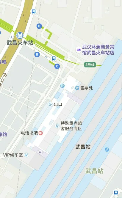 武汉地铁4号线离武昌火车站哪个出口近（武昌火车站地铁口）