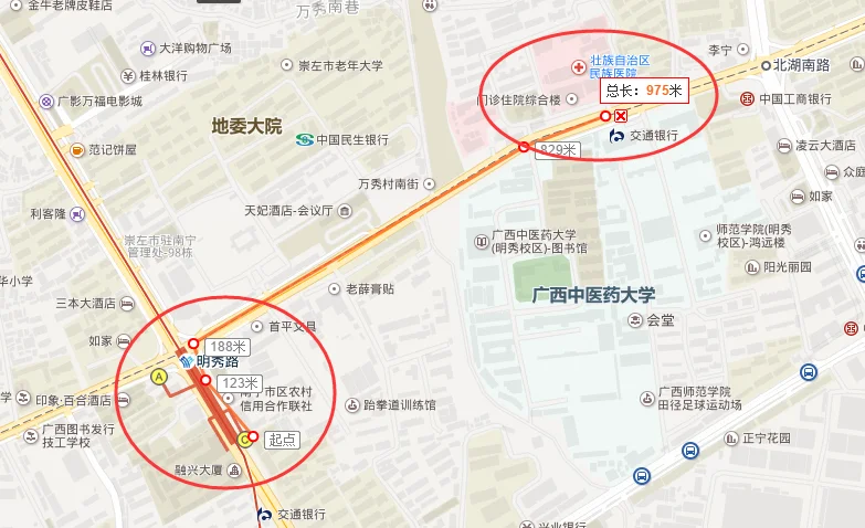 南宁地铁一号线都经过哪些站（南宁地铁一号线民族广场站地图）3