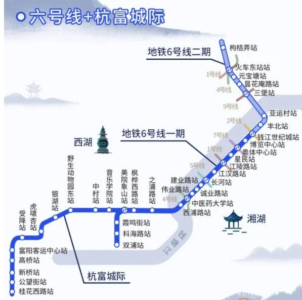 杭州市富阳区地铁有几号线分别是哪些站什么时候能通车（杭州富阳地铁站新消息）2