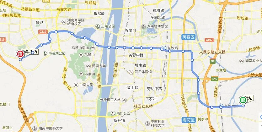 长沙地铁7-14号以及多条快线规划线路走向明确（长沙梅溪湖南岸地铁规划）3