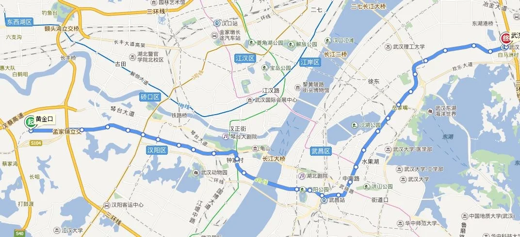 武汉地铁四号线路线(武汉地铁4号线的起点和终点是)