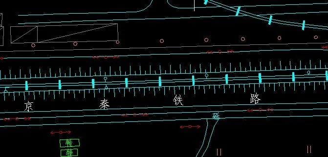 cad中怎么画铁路（完成铁路画）6