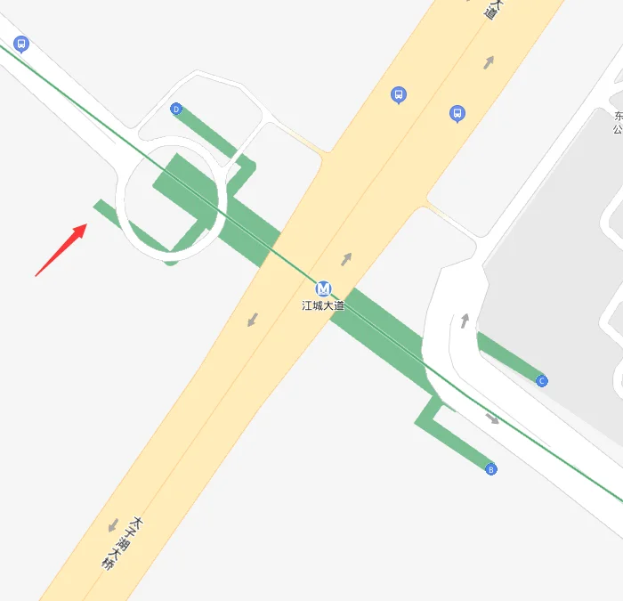 地铁站有几个出口(骘江地铁A出口)