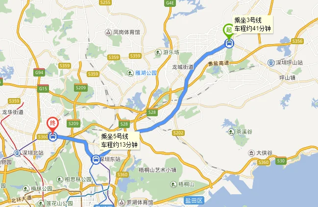 深圳火车站如何坐车去双龙地铁站（到双龙地铁站怎么坐车）