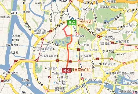 广州省站坐几号地铁可以到儿童医院（广州火车站地铁到儿童医院）1