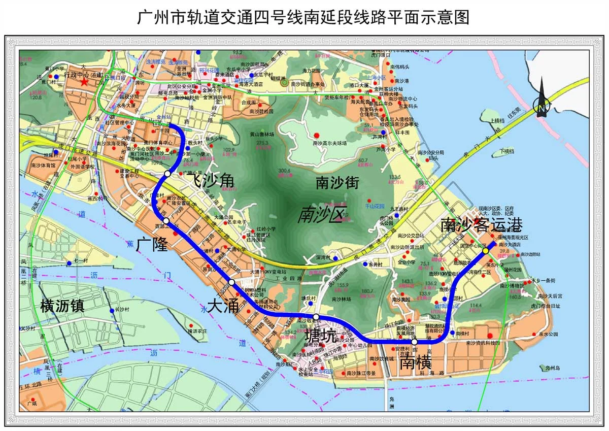 广州新增的四条地铁线从哪到哪（广州4条地铁线年底通车）2