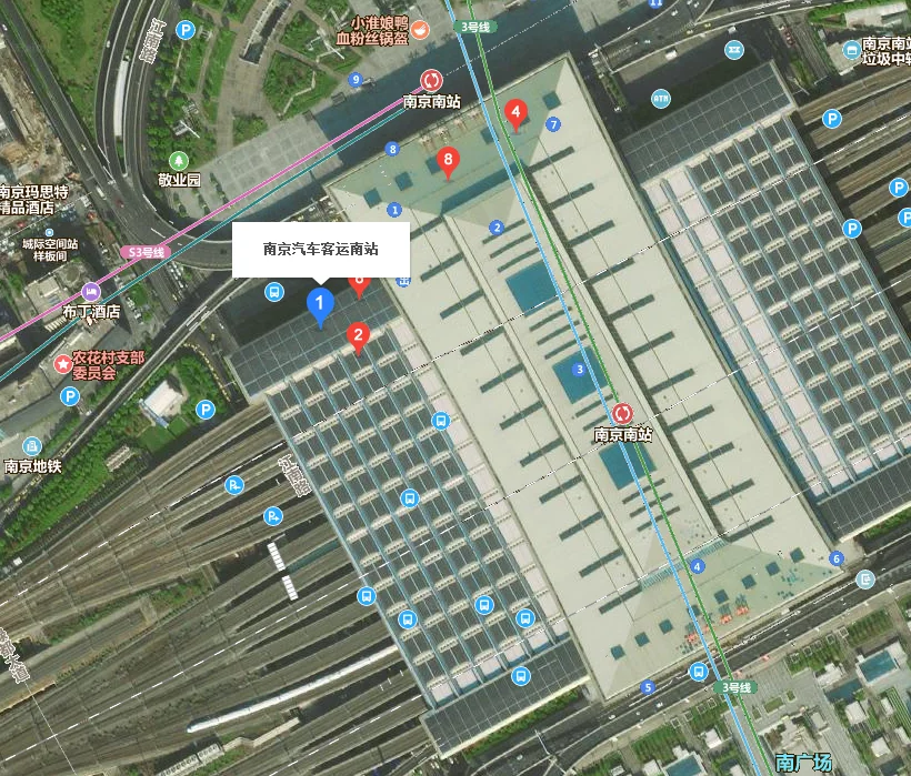 从南京南站坐几号地铁到汽车站（南京南站到汽车客运总站地铁站）