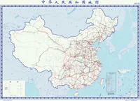 全国铁路交通地图（中国铁路图全图可放大）5