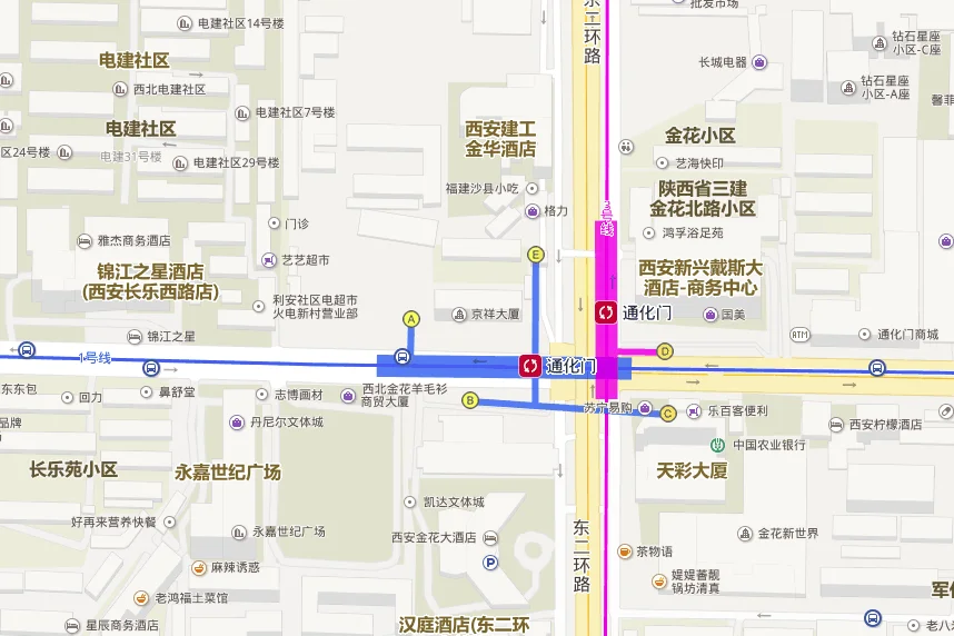 西安地铁3号线在哪一站转乘一号线(西安地铁3号线与1号线)2