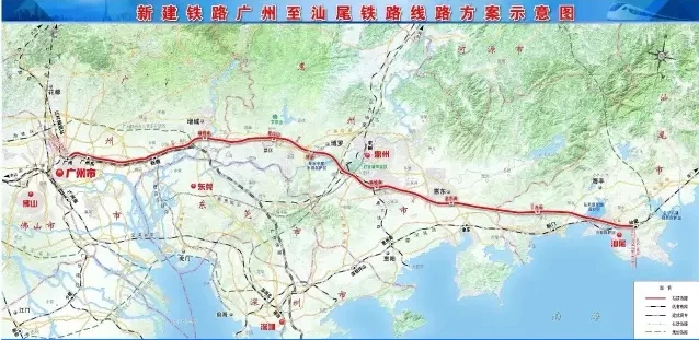 有那位大神知道汕汕高铁！潮南至汕头站经过的 路线什么时候开工（汕汕高铁路线图）