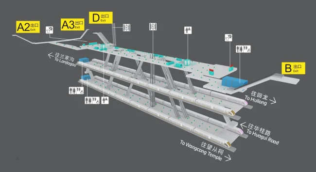 成都地铁5号线的站点设置（成都地铁5号线洞子口站出口位置）3