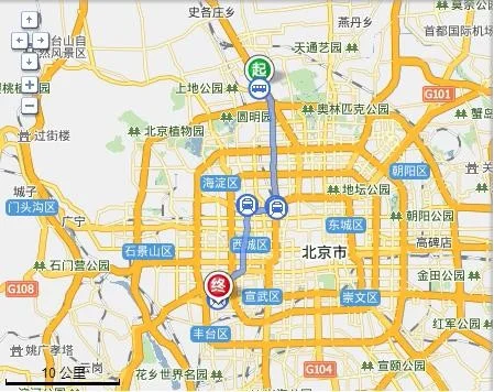 请问一下解放军307医院最近的公交站或地铁站是什么啊（七里庄至307医院出地铁哪个出口）