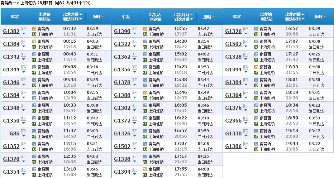 龙游到杭州的高铁发车时间表(g1364高铁时刻表)1