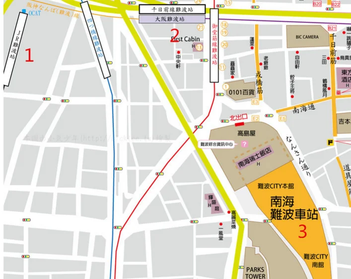 从大阪关西机场 到 大阪难波的日本桥地铁站怎么坐车 需要换乘吗怎么换(日本桥地铁站)2