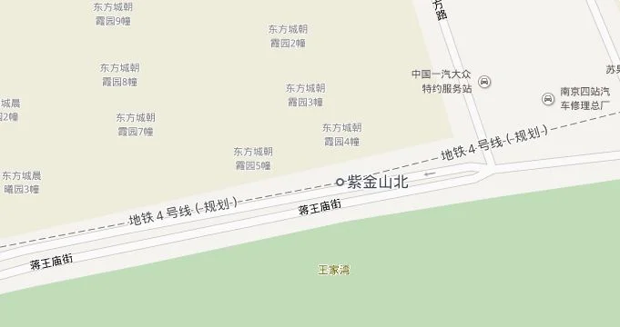 南京地铁4号线在手机地图上标注成规划中线路（南京地铁4号线交通图）4