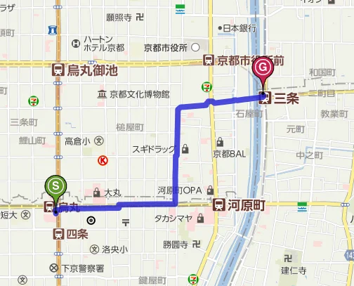 日本东京地上线与地铁有什么区别（四条地铁站日文）