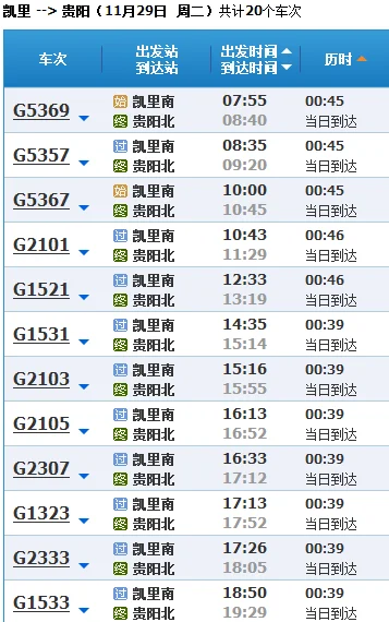到北海市高铁多少钱(凯里到北海高铁时刻表)6