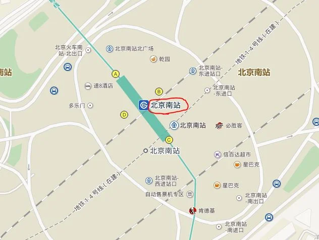 去北京南站坐地铁从哪个口出来(北京南站在那条地铁线路)2