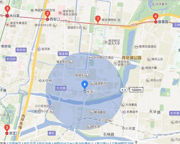 中国南京地铁1号线到光华门怎么走(南京光华门地铁)