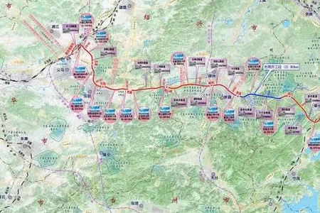 甬舟铁路哪些村庄被征用（义涌舟高铁）2