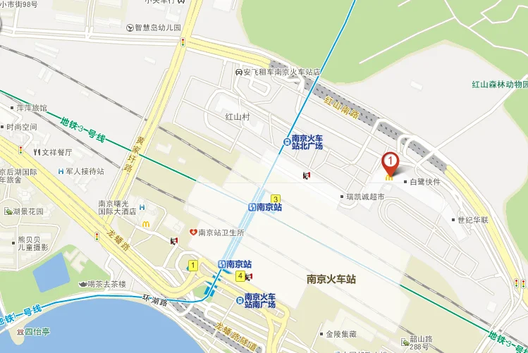 南京小红山汽车站坐地铁怎么坐做到哪（南京红山站的地铁口）1