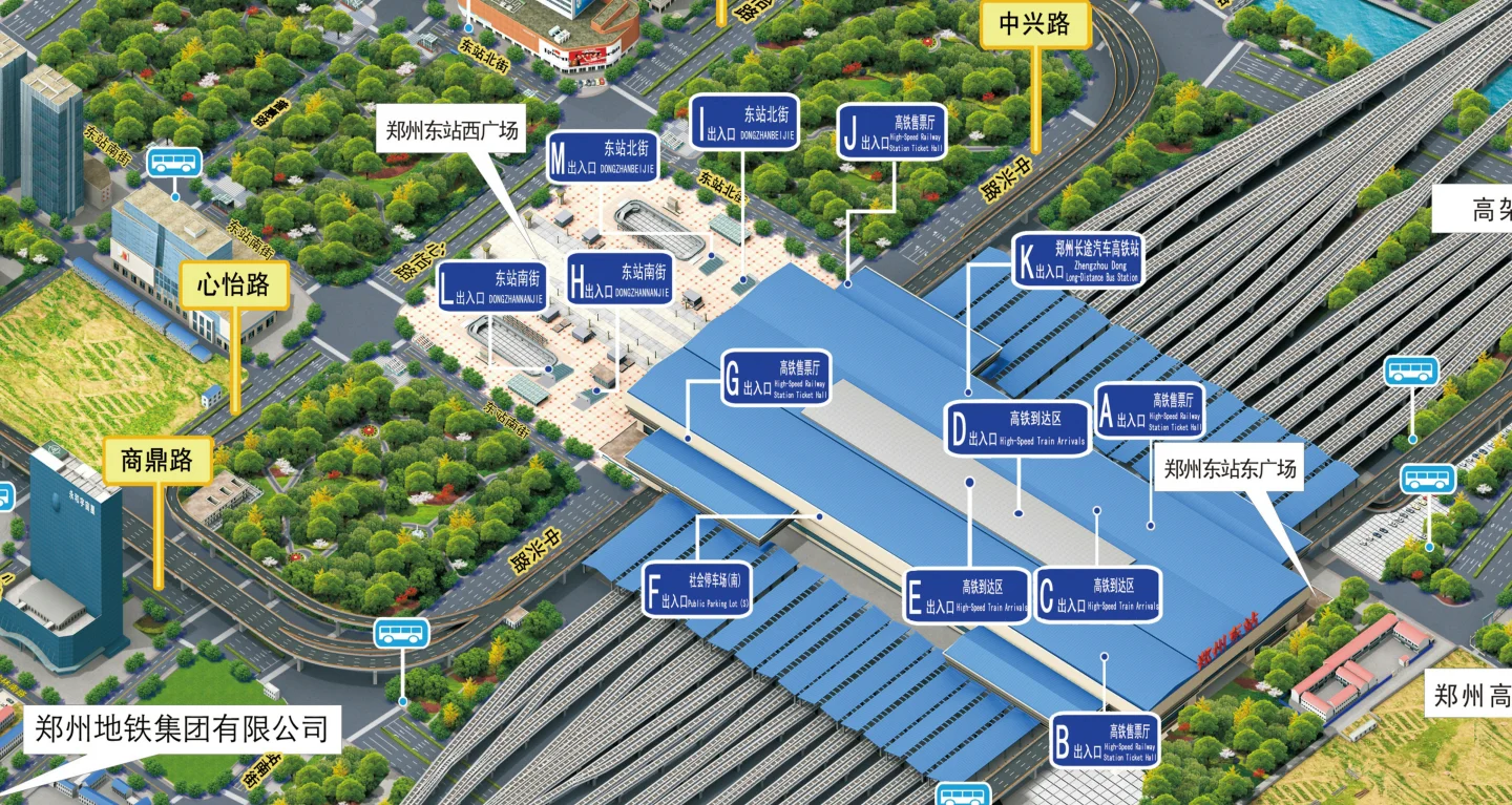 郑州火车站地铁口在哪(郑州地铁5号线京广路站出口)