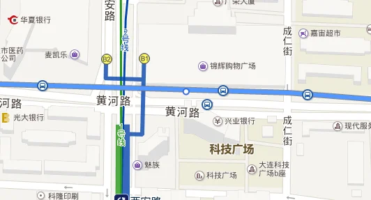 跪求大连地铁线路图票价什么的要详细点（大连地铁西安路站示意图）